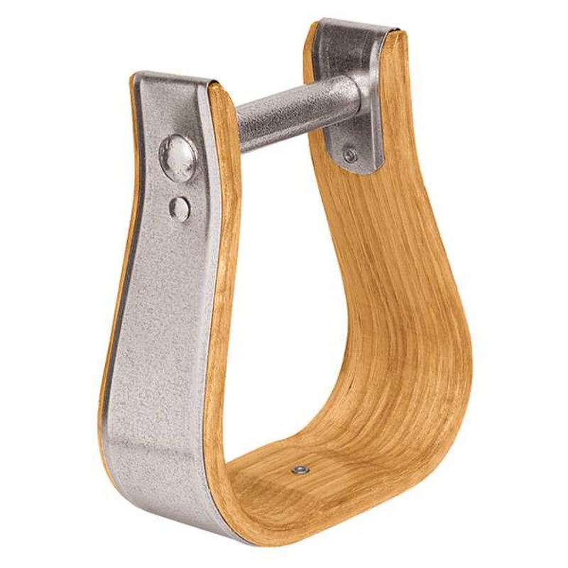 Wooden Stirrups, Visalia, 4″ Tread