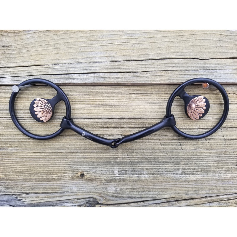 Locked Sunflower Snaffle O Ring