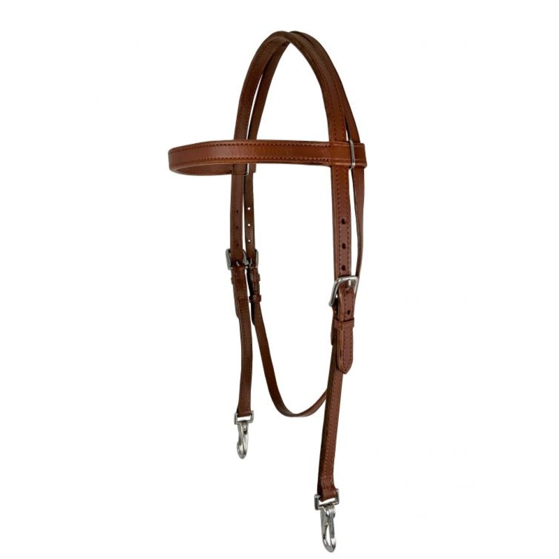 Medium Leather Browband Headstall