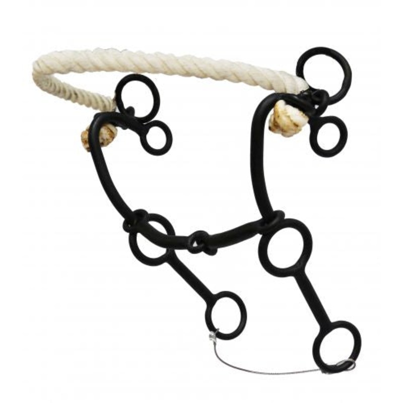 Rope Nose Combination Hackamore
