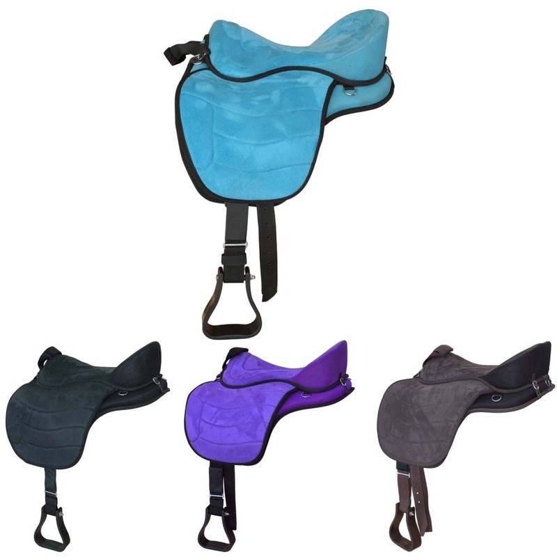 Western Bareback Horse Saddle Pleasure Trail Riding Treeless Hilason