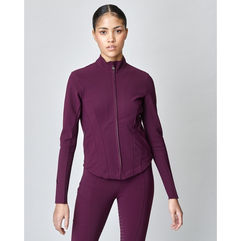 Yagya Signature Riding Jacket Burgundy