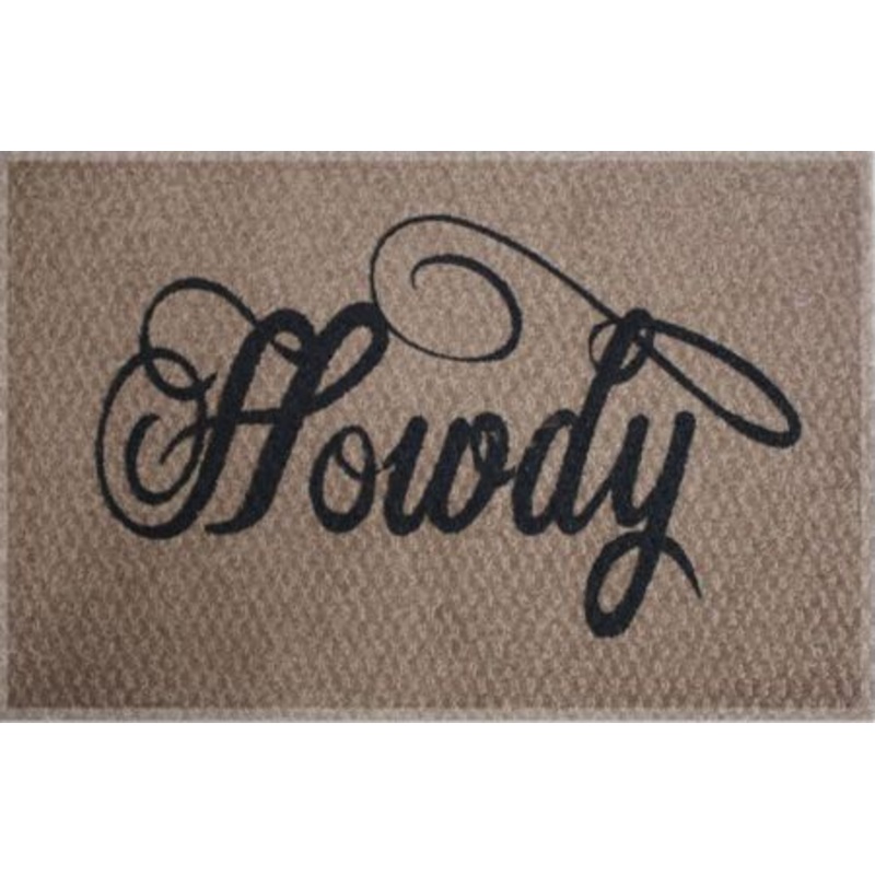#1530: 27″ x 18″ Howdy welcome mat