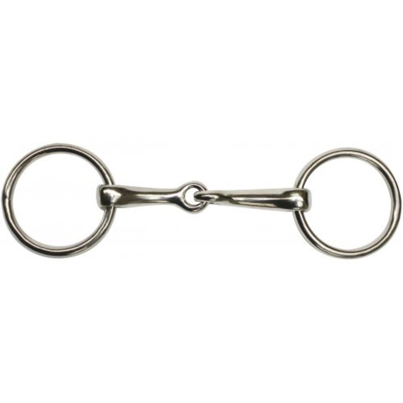#252280-1: Showman Mini/ Pony Size O Ring Snaffle Bit