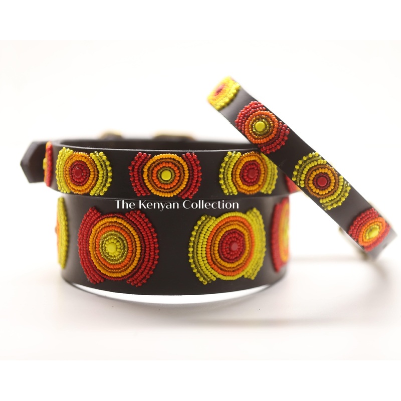 “Morocco” Beaded Dog Collar