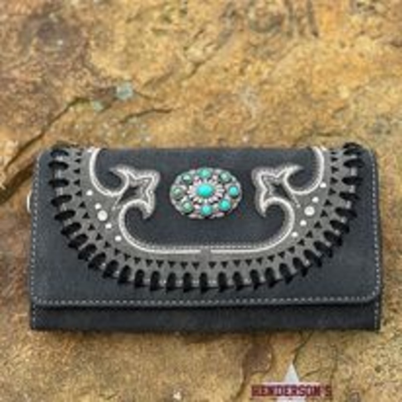 MW Cut Out Wallet ~ Black