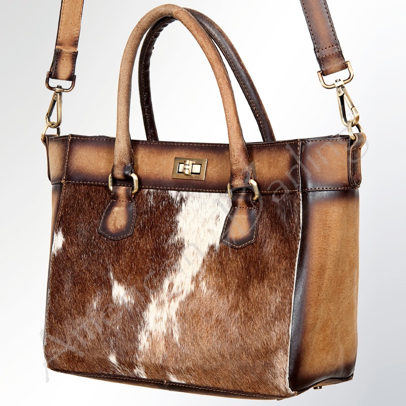 American Darling Tote Hair on Genuine Leather Western Women Bag Handbag Purse | Travel Bags College Casual