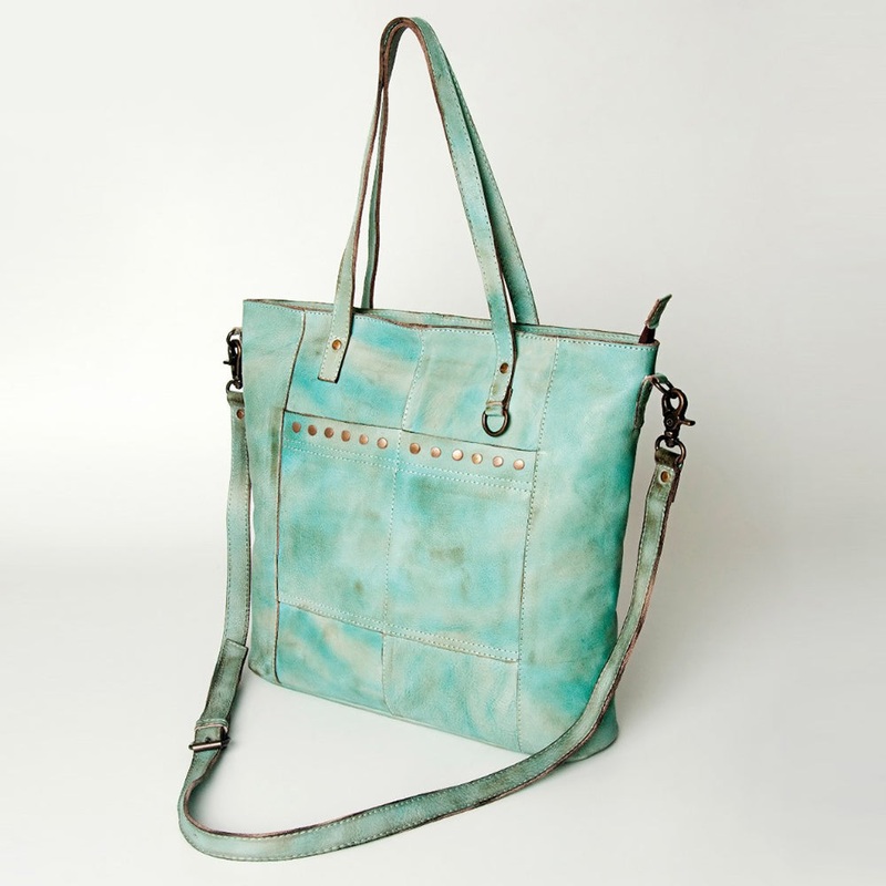 Never Mind Nmbg127A Tote Vintage Handmade Genuine Cowhide Leather Women Bag WesternHandbagPurse