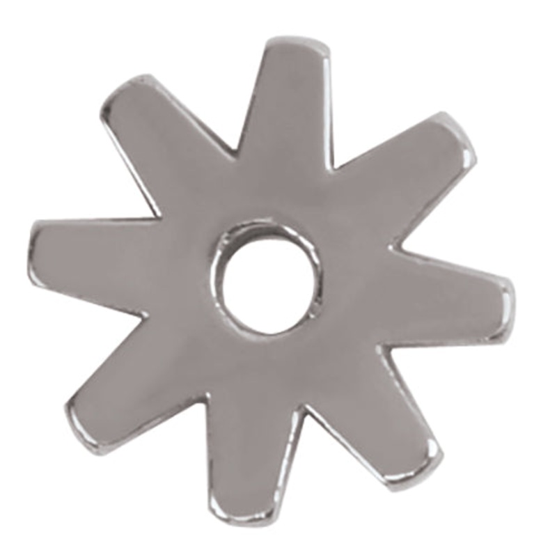 8 Point Replacement Rowel, Stainless Steel, 1″ Pair