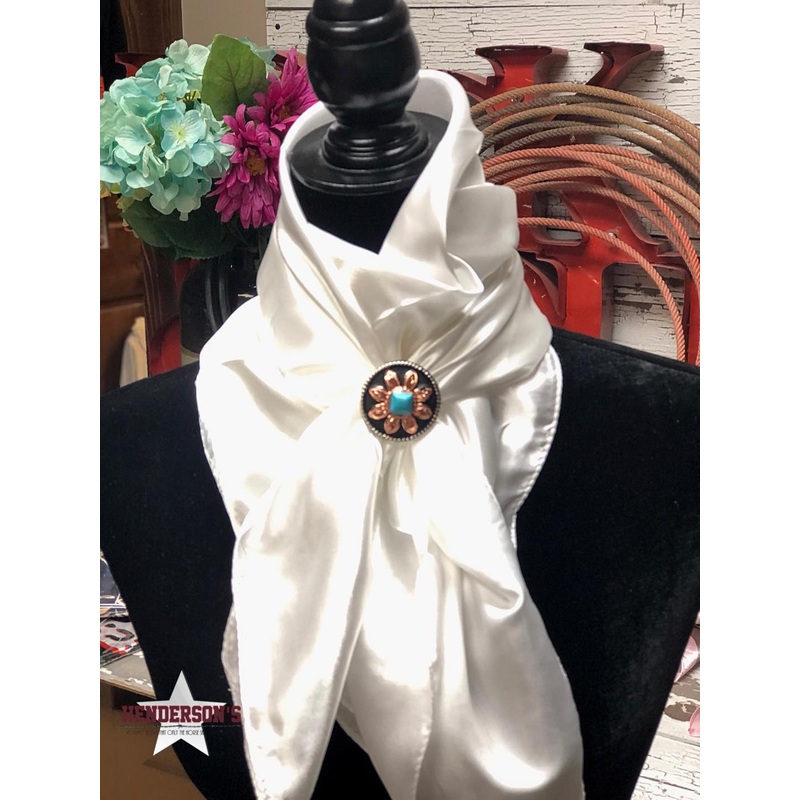 Rodeo Drive Wild Rags/Scarf ~ White