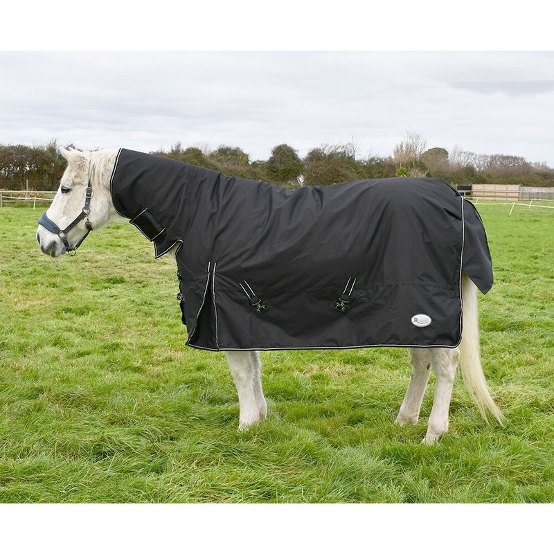 Rhinegold Monsoon 200g Horse Turnout Rug, Full Neck Combo Outdoor Rug.