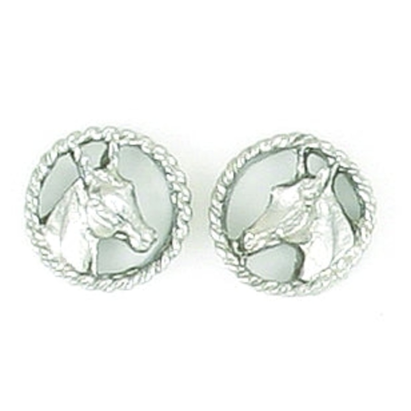 Finishing Touch Horse Head In Rope Earrings