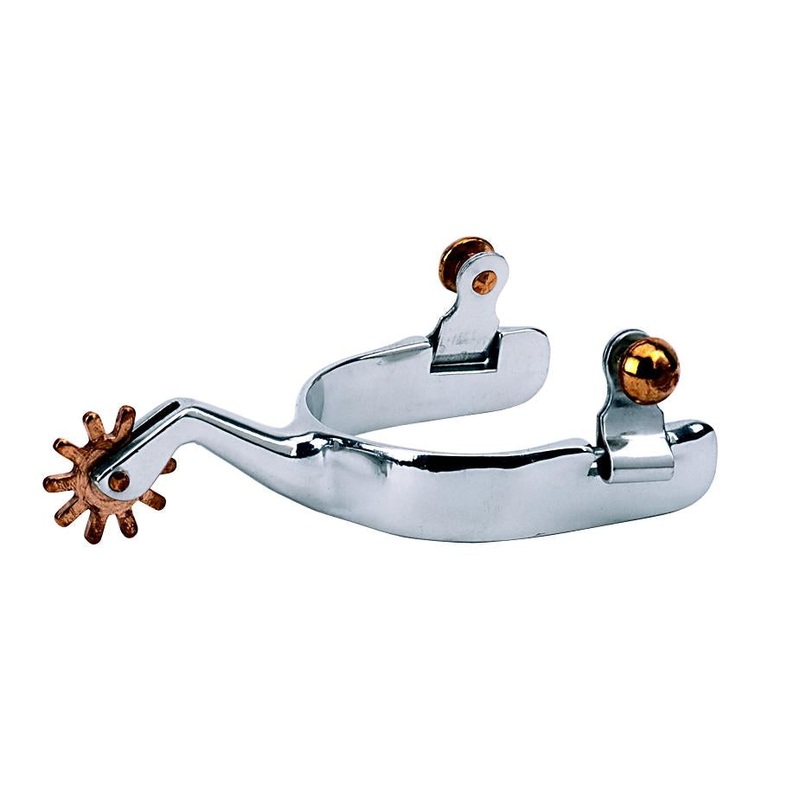 Weaver Leather Men’s Cutting Spurs With Plain Band