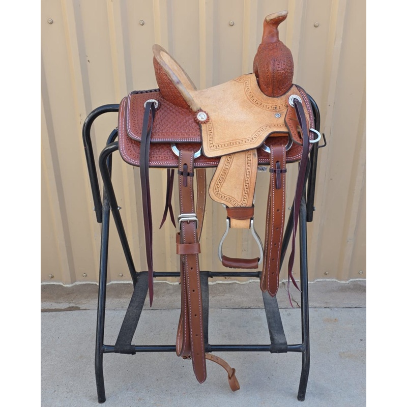 #1798 10″ Corriente Youth Association Buckaroo Saddle