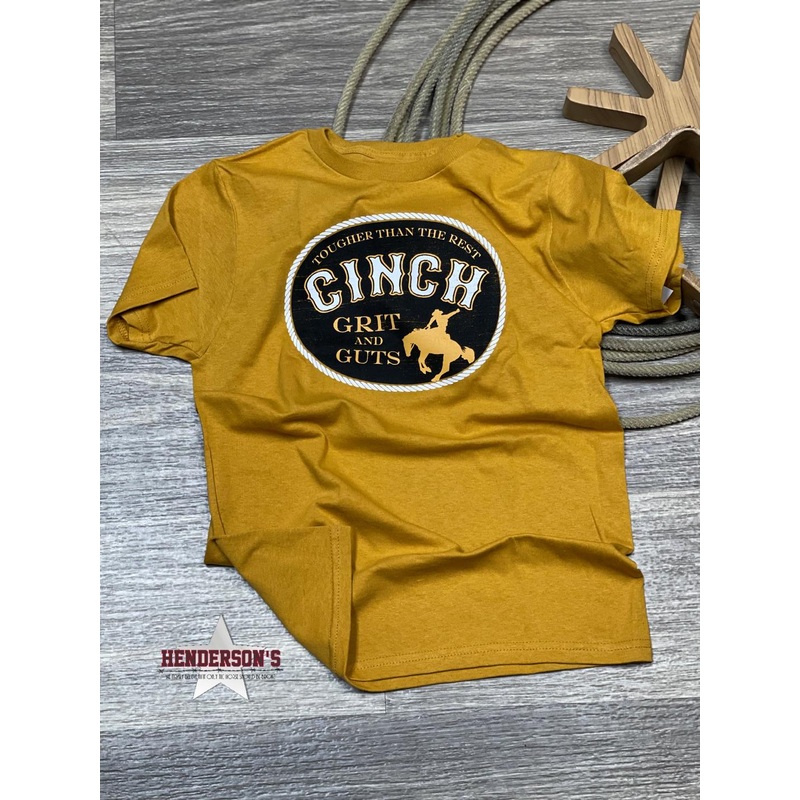 Boy’s Cinch Tee ~ Gold