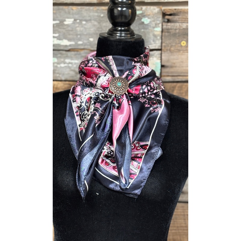 Rodeo Drive Wild Rags/Scarf ~ Pink/Black