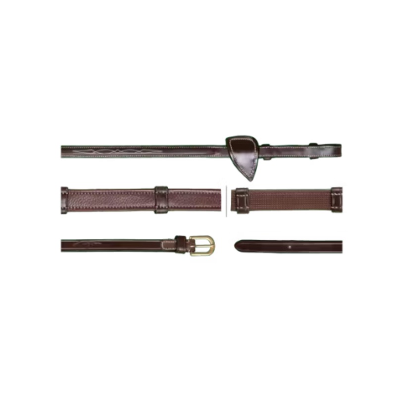 5/8 Hunter Reins W 7 Leather Loops – D Collection
