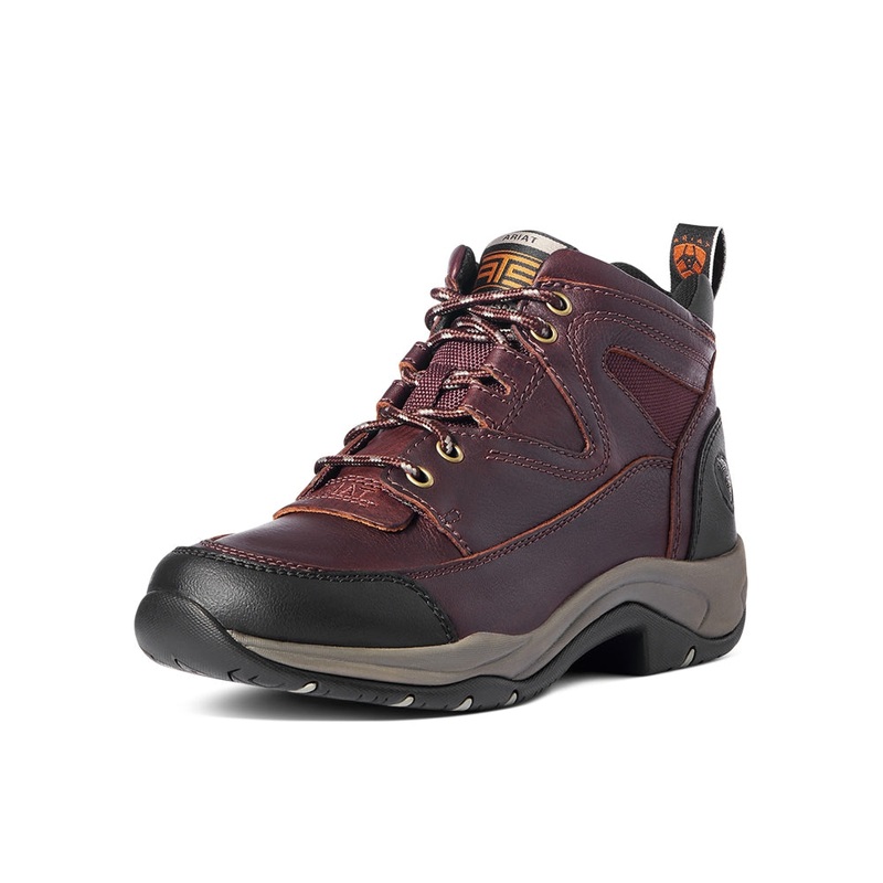 10004138 Ariat Womens Terrain Shoe Lace Up Boot – Cordovan