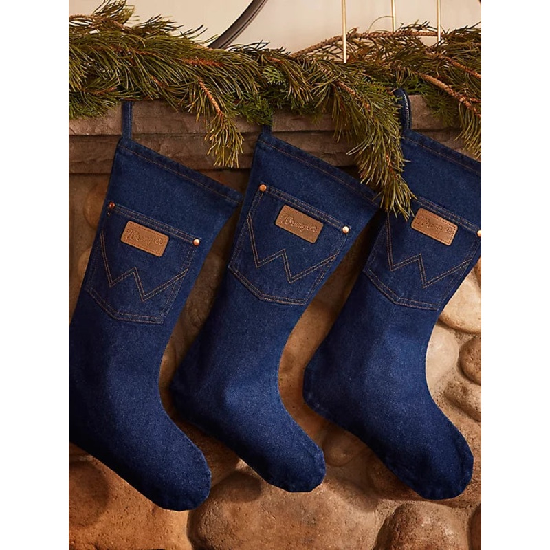 Wrangler Denim Christmas Stocking