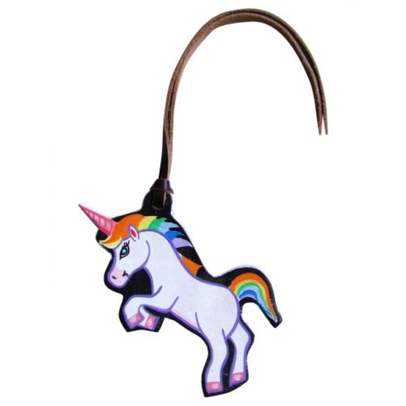 #176678: Hand Painted Tie on Unicorn