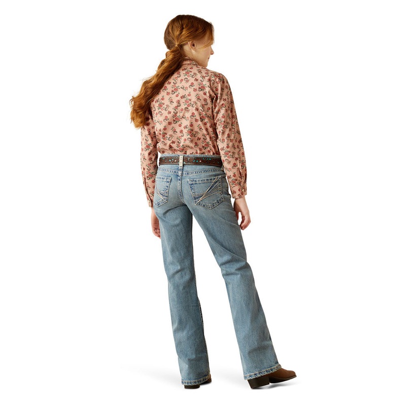 10053540 Ariat Girls’ Amora Boot Cut Jeans – Colorado