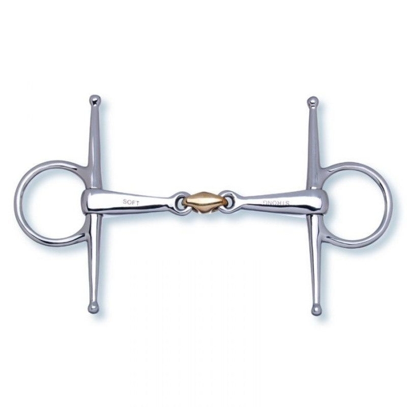 2in1 Full Cheek Snaffle double broken