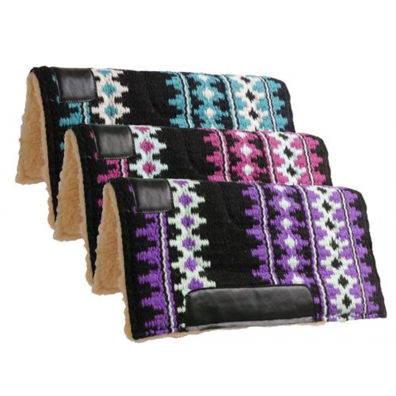 24″ X 24″ 100% Woven Wool Top Pony Saddle Pad-FREE SHIPPING