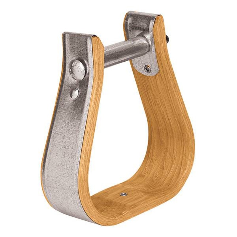 Wooden Stirrups, Ladies/Youth, 2″ Tread