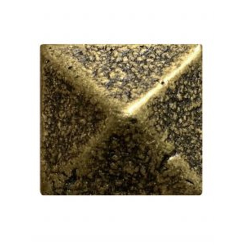 Gold Tone pyramid shape concho with Screw