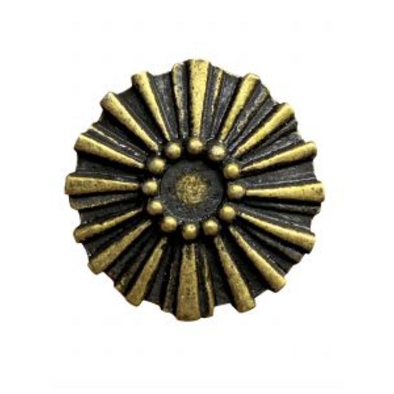 Gold Tone Swirl Concho with Screw