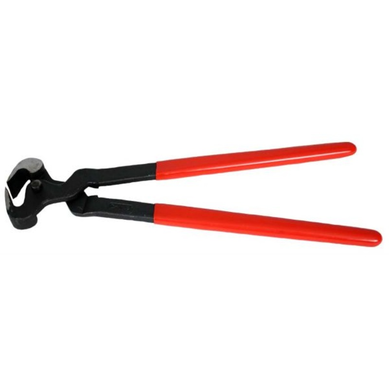 #24421: 14″ Red vinyl covered handle hoof nipper