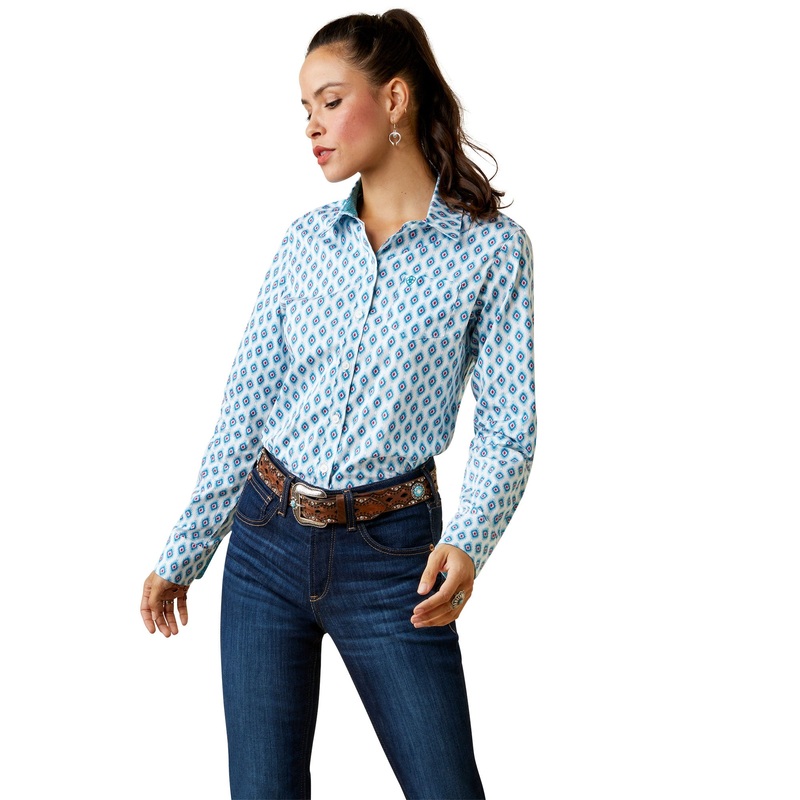 Ariat Ladies Wrinkle Resist Kirby Stretch Shirt
