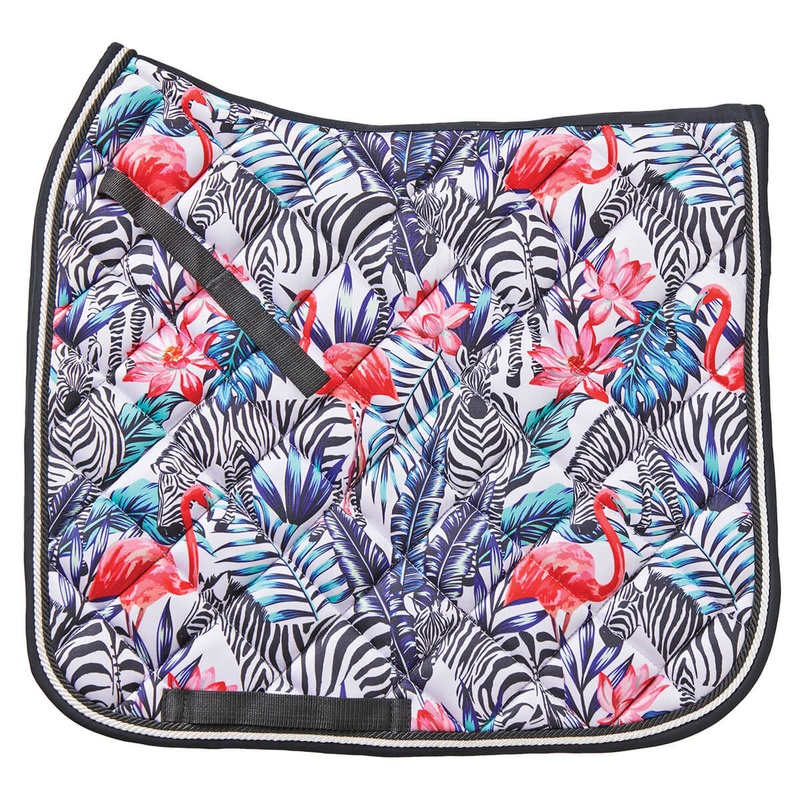 Altitude Dressage Saddle Pad – Zebra