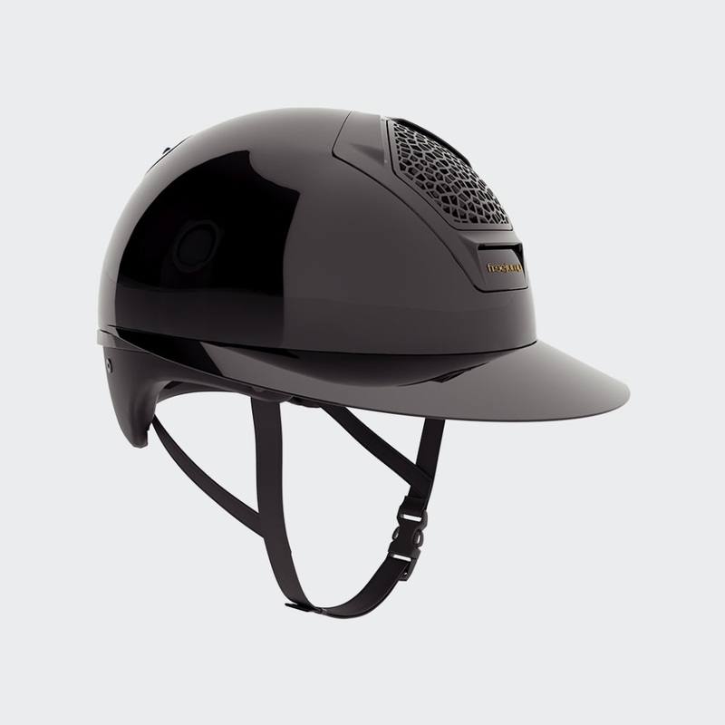 Vorono Helmet Without Temple Protection | Black Gloss