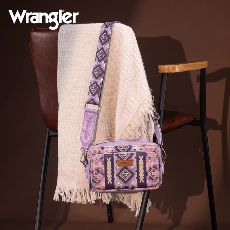 Wrangler Southwest Print Crossbody ~ Lavender