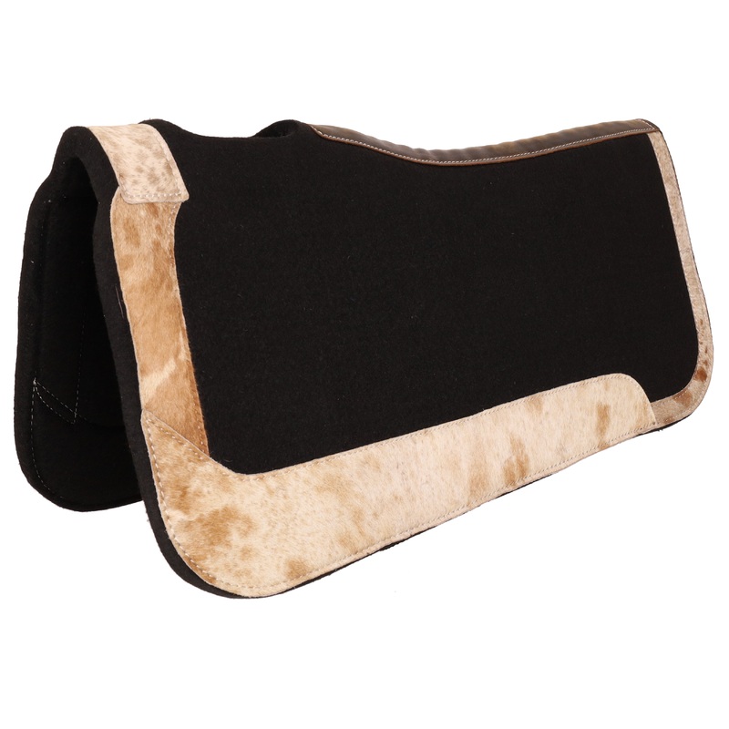 31″ x 32″ Contoured Felt Pad with Cowhide Wear Leathers- FREE SHIPPING