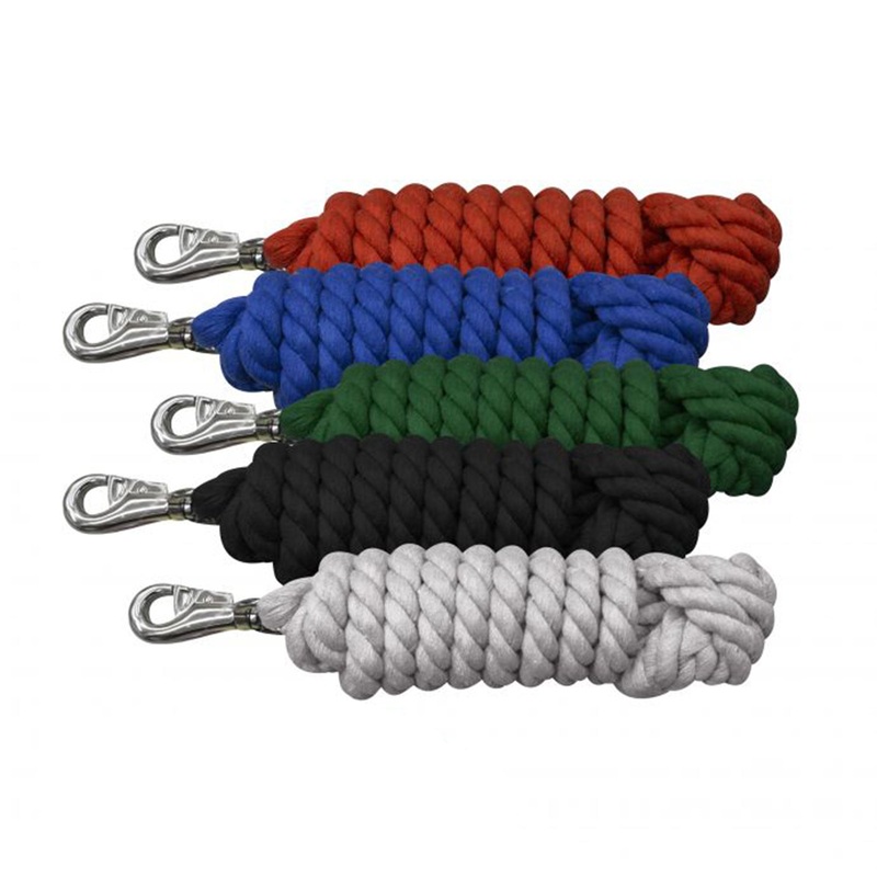 10′ Braided Cotton Lead with Bull Snap