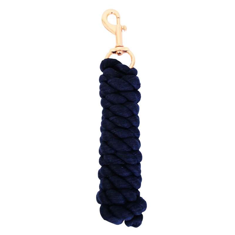Hy Equestrian Rose Gold Detail Lead Rope