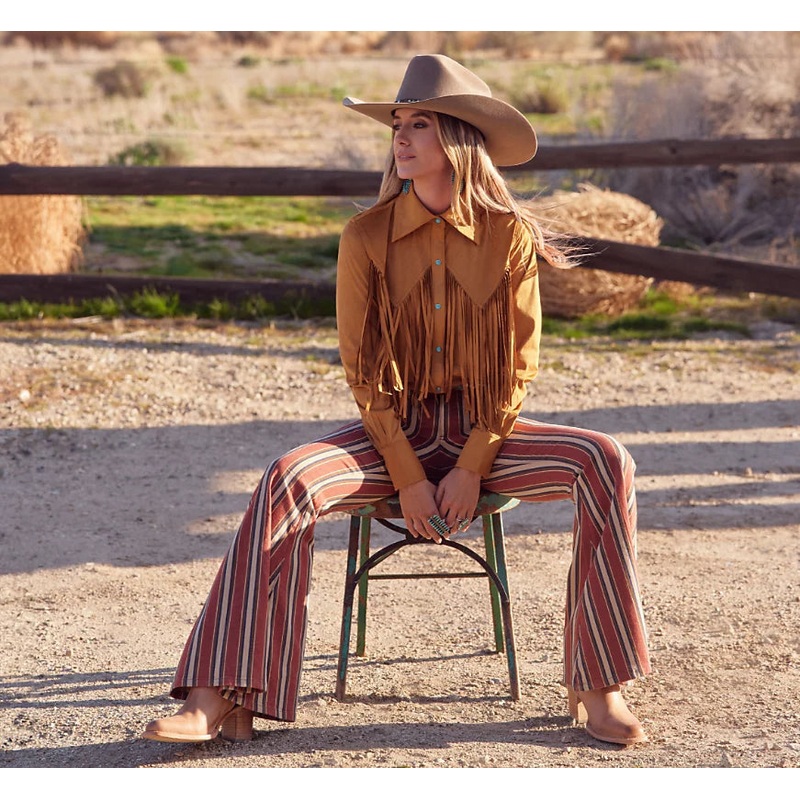 Lainey Wilson Fringe Shirt by Wrangler X