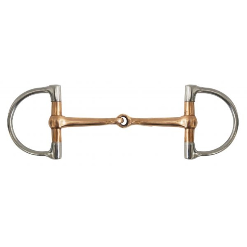 Copper Snaffle Dee Ring