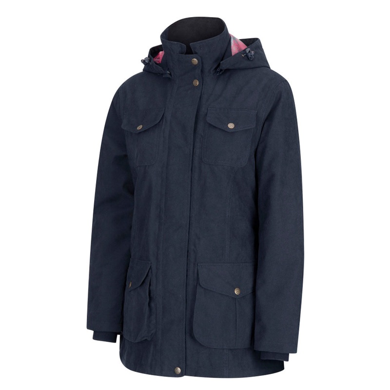 Hoggs of Fife Struther Ladies Hooded Waterproof Field Coat