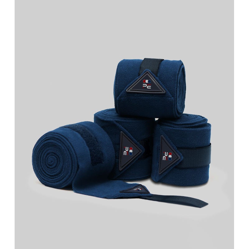 Horse Polo Fleece Bandages Navy