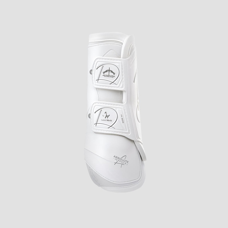 Absolute Dressage Easy Strap Fetlock Boots | White