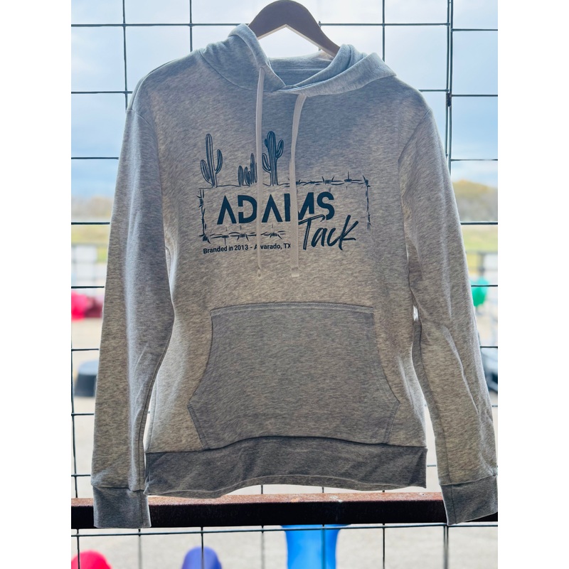 Gray Adams Tack Hoodie