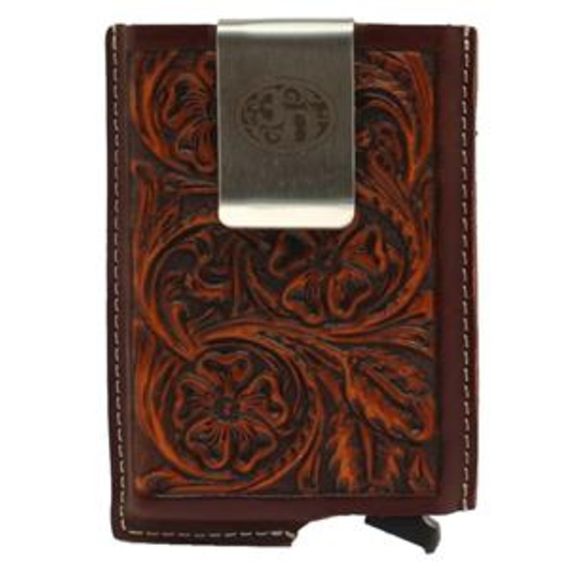 Utility Wallet ~ Tooled Leather