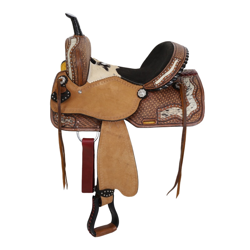 15″ Double T Bristol Barrel Style Saddle