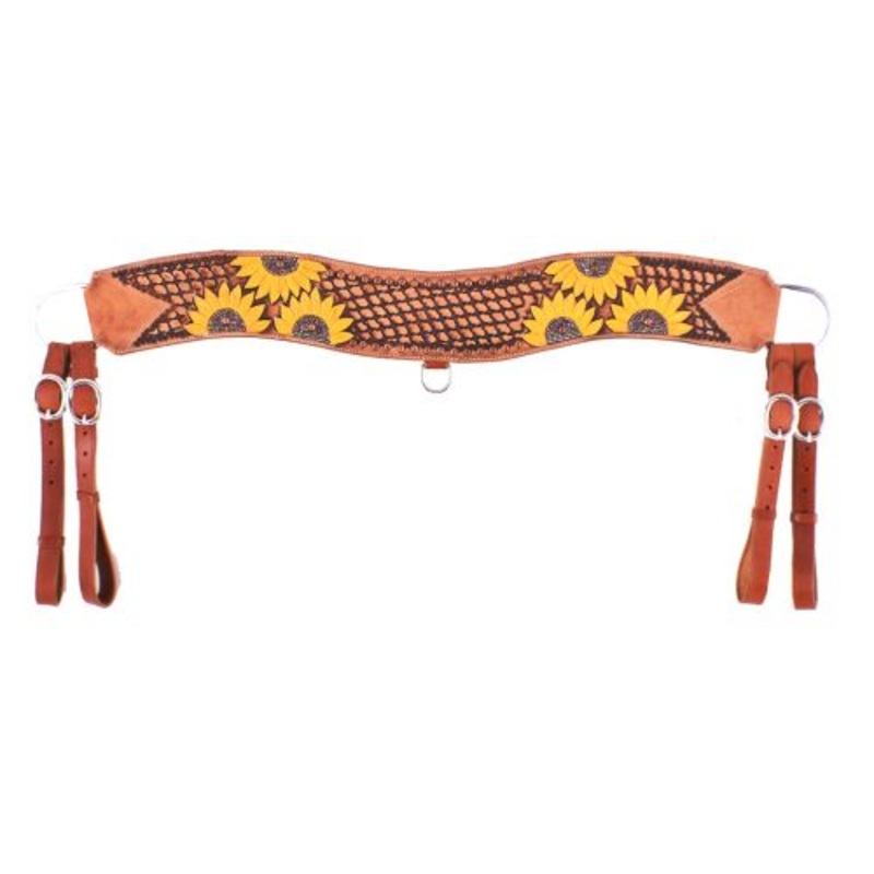Showman  Hand Painted Sunflower tripping collar