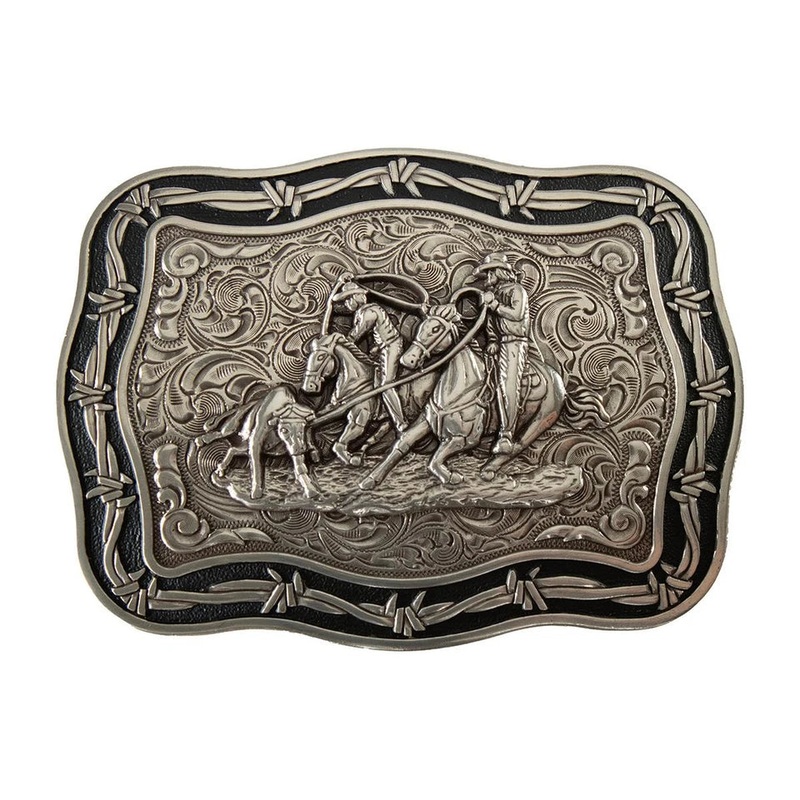Team Roper Belt Buckle