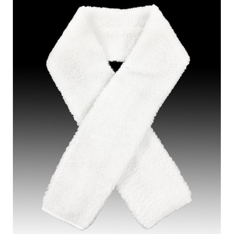 White Fleece Girth Cover