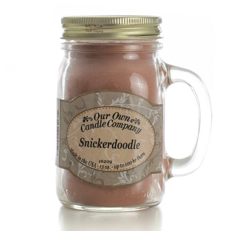 13oz Mason Jar Candle – Snickerdoodle
